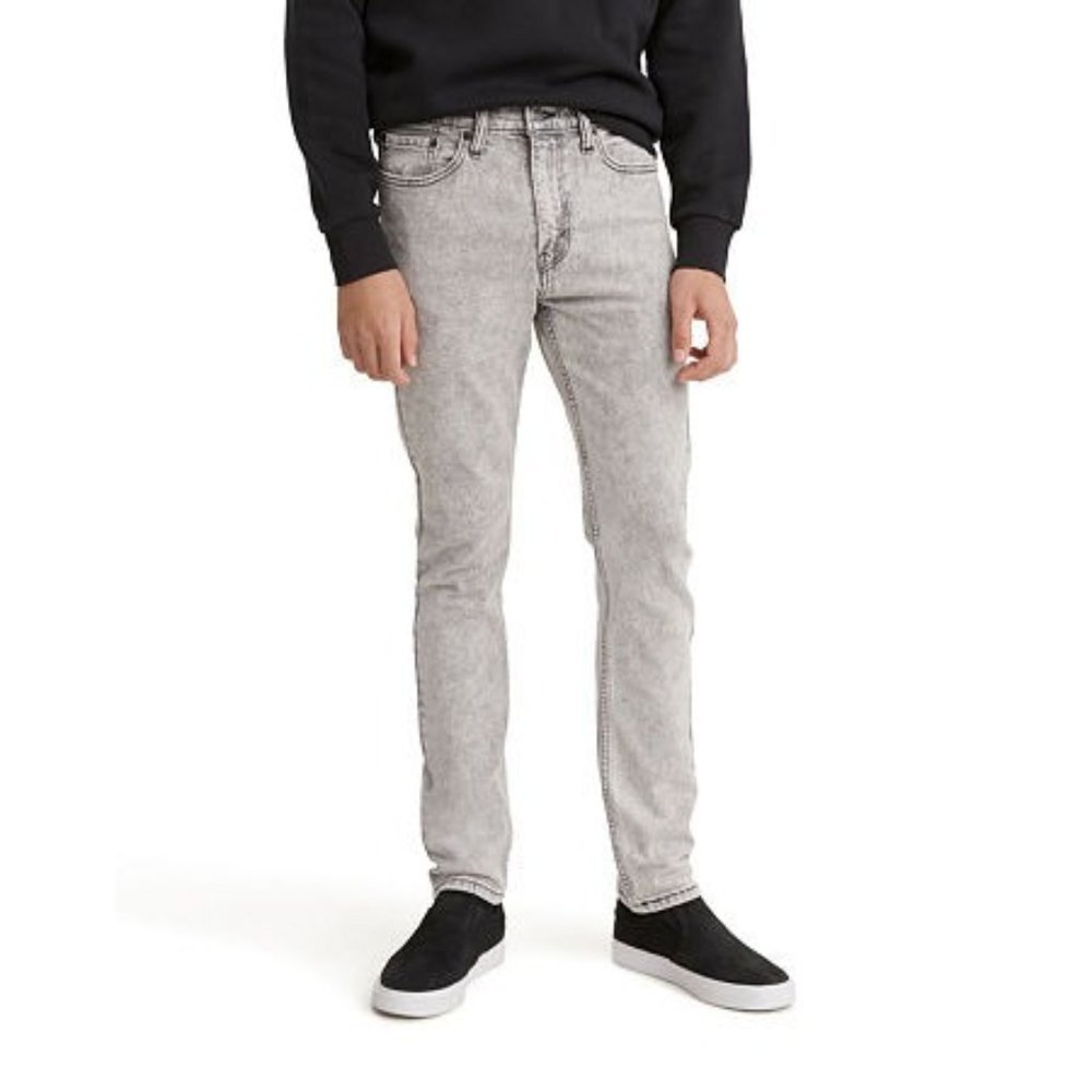 Levi's Mens 510 Gray Straight‎ Fit Denim Jeans, Size 29x32, NWT